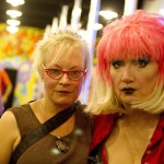 Kymara Lecchi Lonergan with Jayne County. Photo copyright Christian Scully of You and Me Wedding Photography.